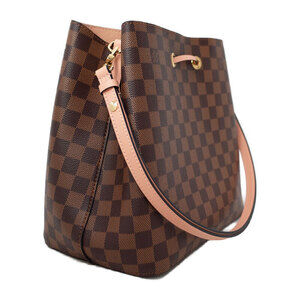 Louis Vuitton Shoulder Bag Ebene Damier NeoNoe Brown